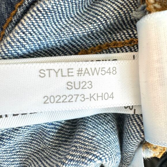 J. Crew Factory Womens Classic Denim Shorts Size 31 Dark Pacific Blue Wash - Picture 5 of 6